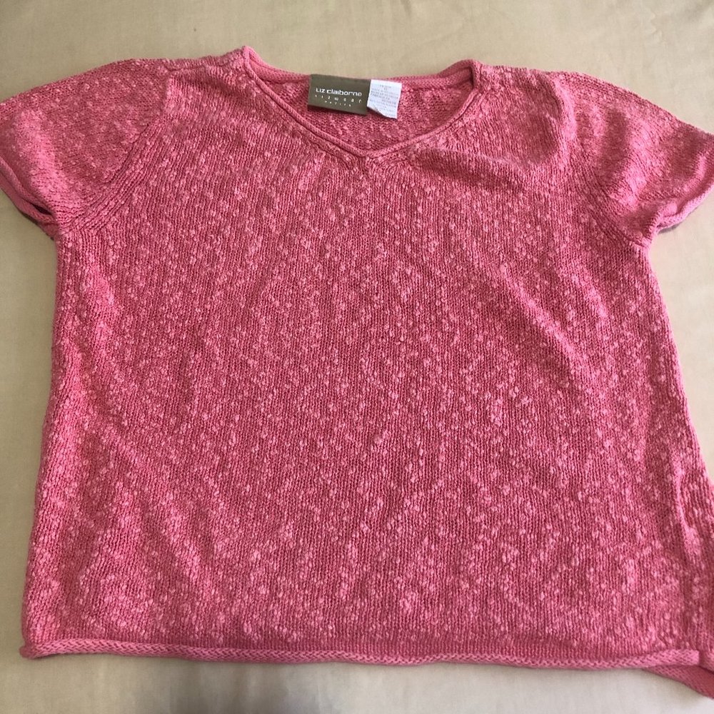 Liz Claiborne women short sleeve sweater SP, 080